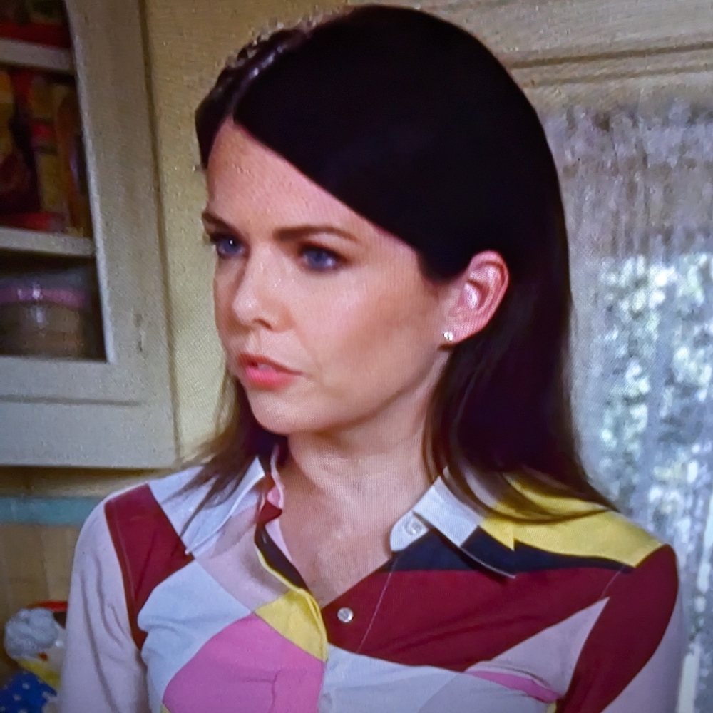 As seen on Lorelai- Gilmore Girls: Button down top